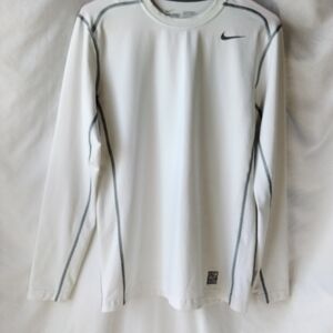 Nike Pro Combat White Performance Shirt